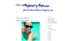 Desktop Screenshot of famosasymujeres.com